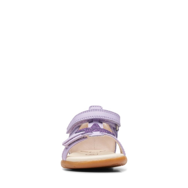 Clarks Zora Summer Toddler Σανδαλια για κοριτσια μωβ | GR579260