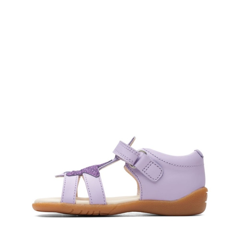 Clarks Zora Summer Toddler Σανδαλια για κοριτσια μωβ | GR579260